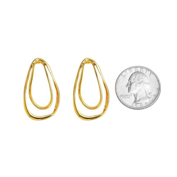 LAYERED POST EARRING
