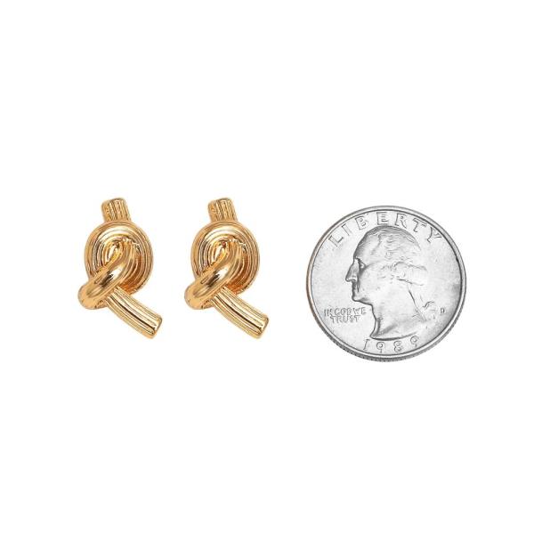 KNOTTED POST EARRING