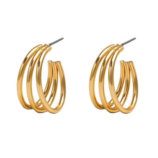 LAYERED HOOP EARRINGS