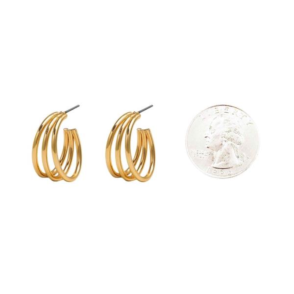 LAYERED HOOP EARRINGS
