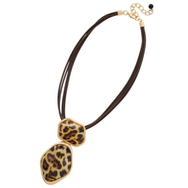 DOUBLE STONE NECKLACE