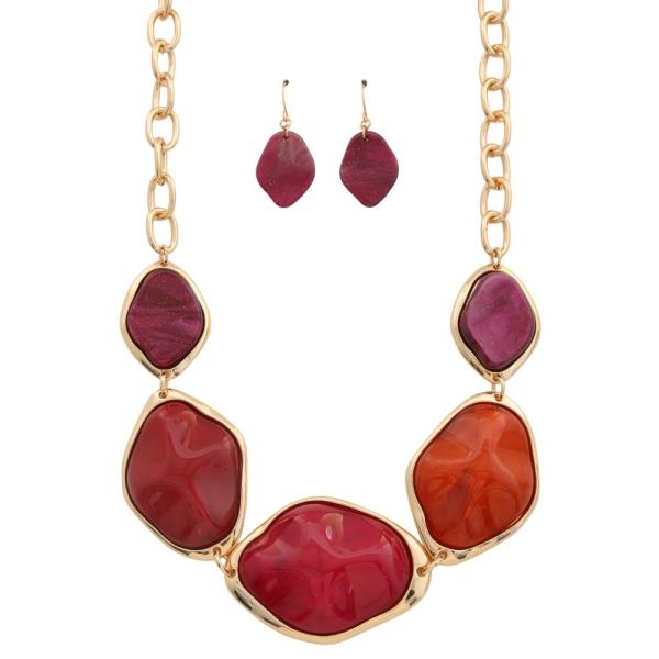 ANIMAL PRINT LINK NECKLACE