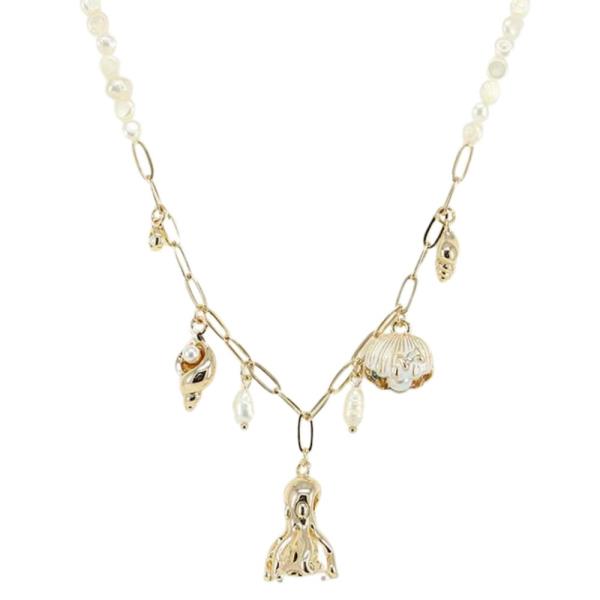 SEALIFE BEADED NECKLACE