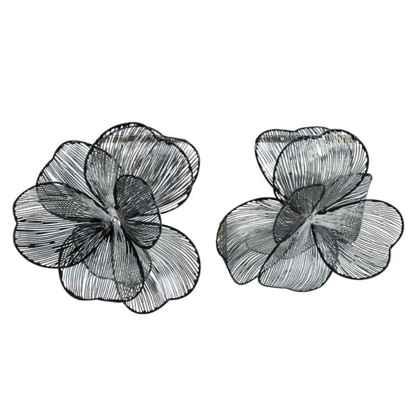 WIRE FLOWER EARRING