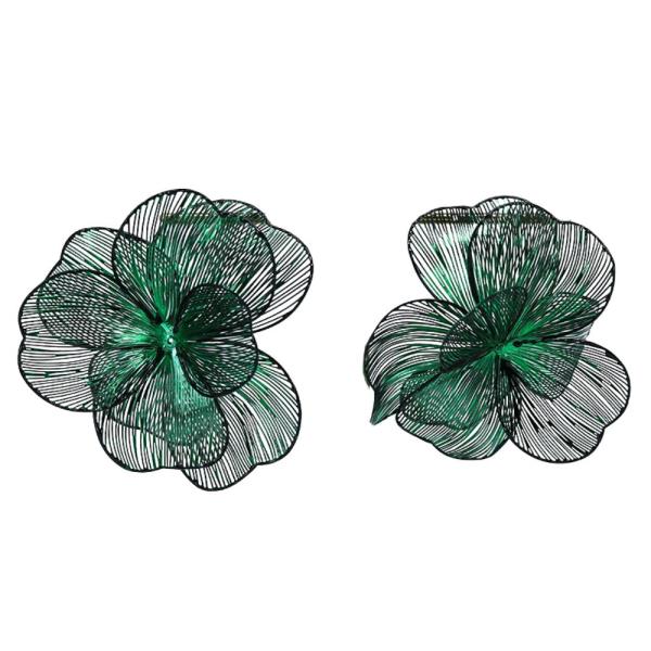 WIRE FLOWER EARRING