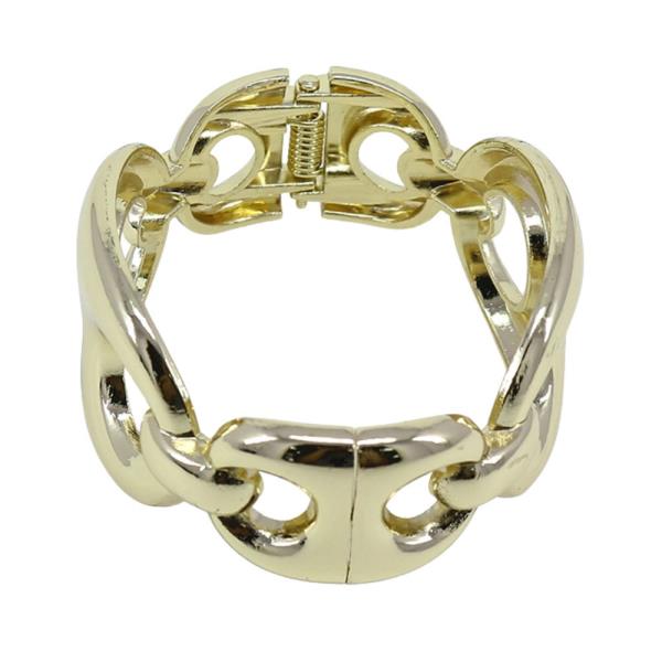 OVAL LINK METAL BRACELET