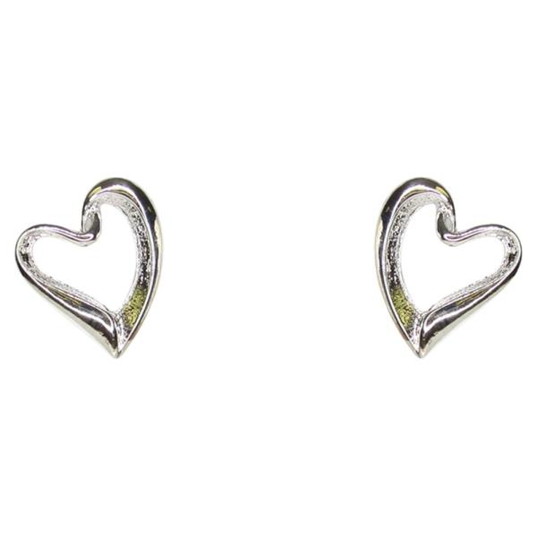 HEART POST EARRING