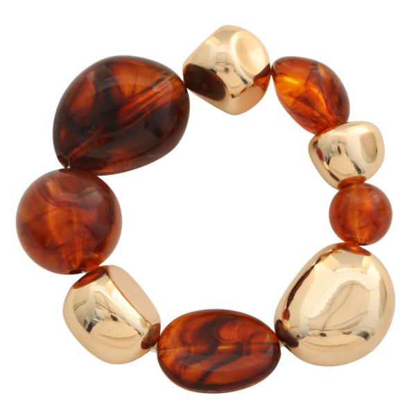 ACETATE MIXED BEAD BRACELET