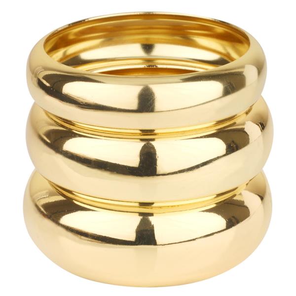 METAL MULTI STACKABLE BANGLE BRACELET