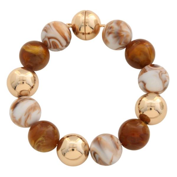 ACETATE BEADED BRACELET