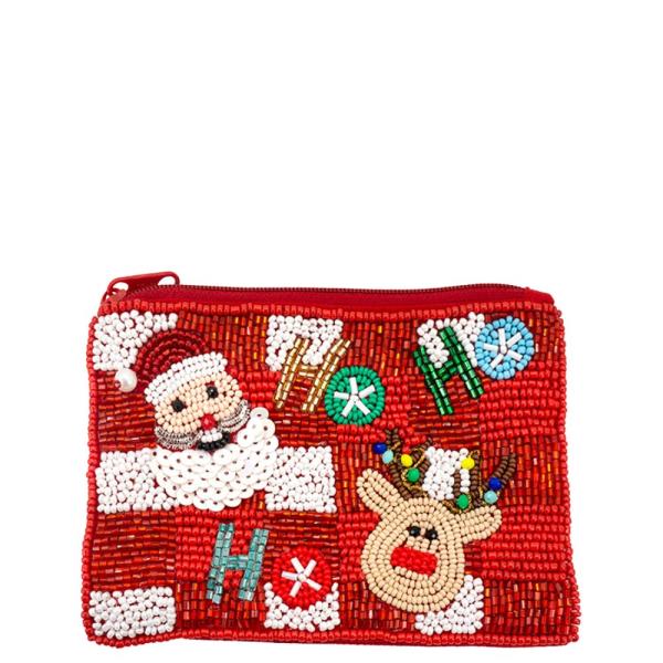 SANTA RUDOLPH COIN BAG