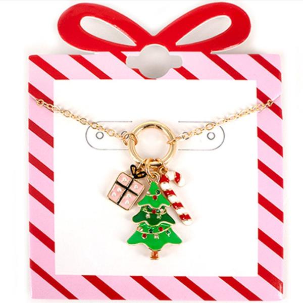 CHRISTMAS THEME CHARMS NECKLACE