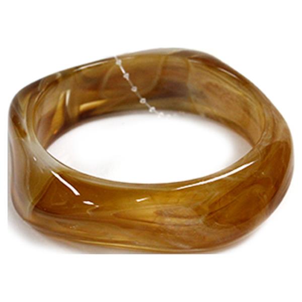 RESIN GEOMETRIC BANGLE BRACELET