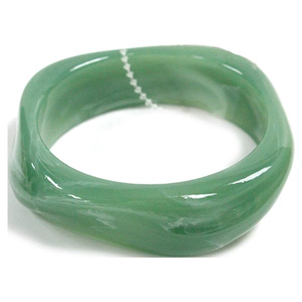 RESIN GEOMETRIC BANGLE BRACELET