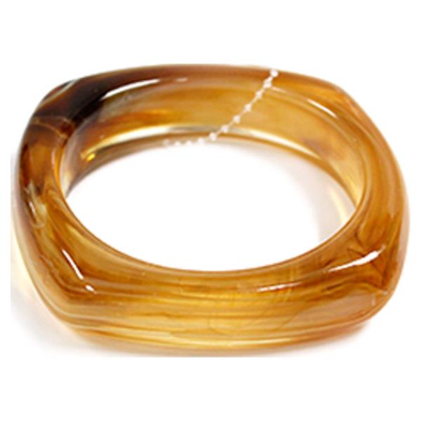 RESIN SQUARE BANGLE BRACELET