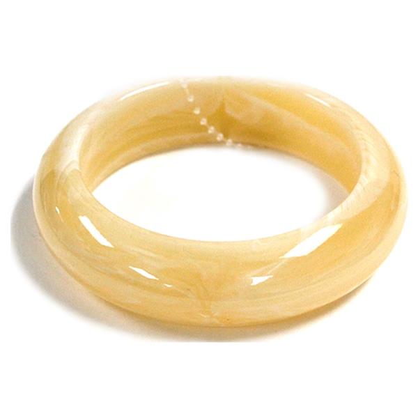 RESIN ROUND BANGLE BRACELET