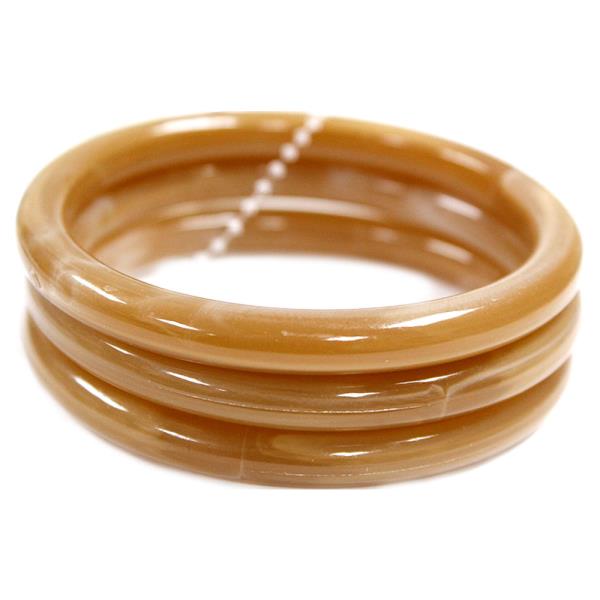 RESIN STACKED BANGLE MULTI BRACELET SET