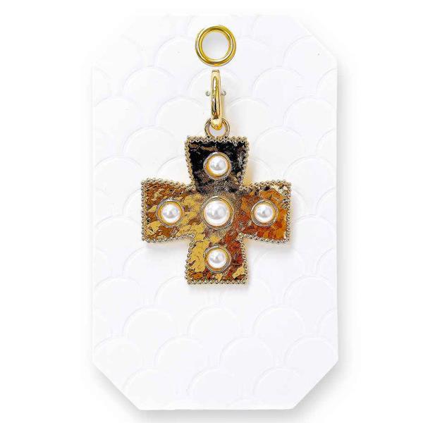 METAL CROSS CHARM