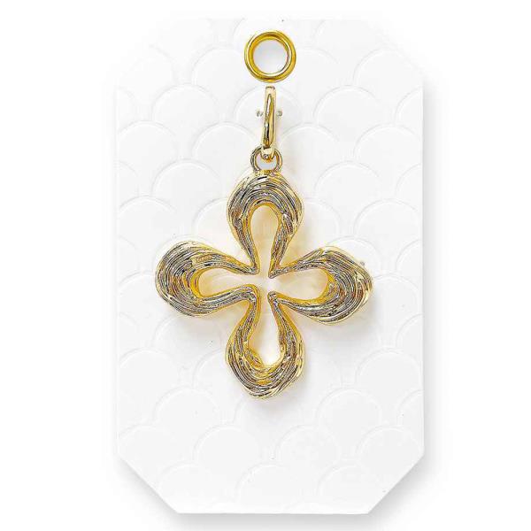 METAL FLOWER CHARM