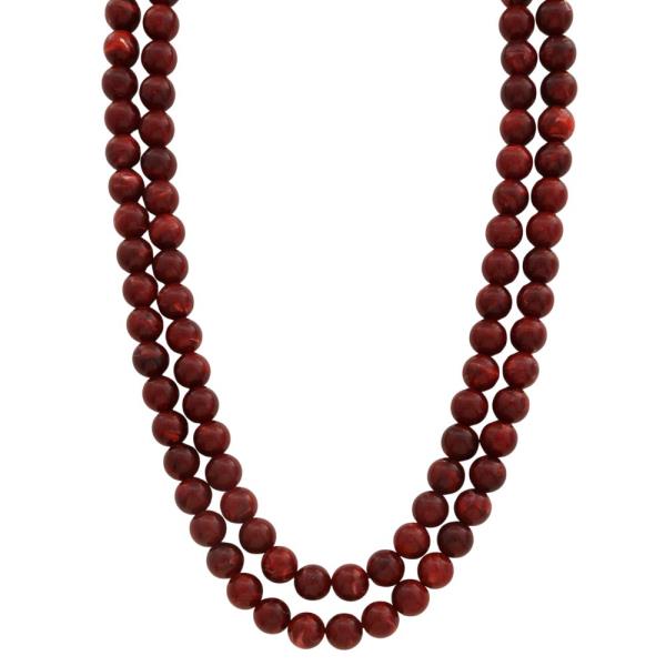 BEADED LAYERED NECKLACE
