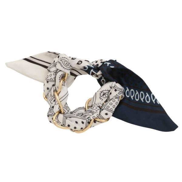 FABRIC METAL LINK BRACELET
