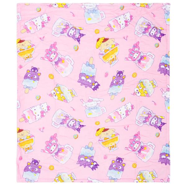 HELLO KITTY AND FRIENDS SILK TOUCH THROW BLANKET