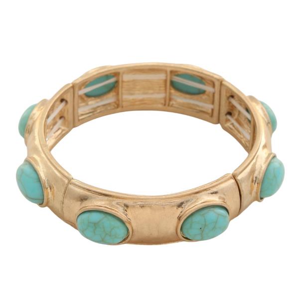 BEADED METAL BRACELET