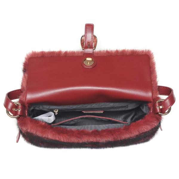 CHIC BUCKLE DESIGN FUR GLORIA CROSSBODY BAG