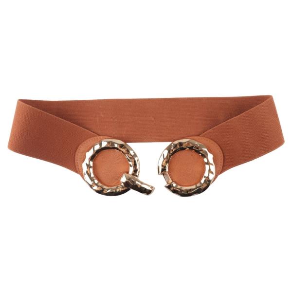 ELASTIC DOUBLE RING BUCKLE BELT