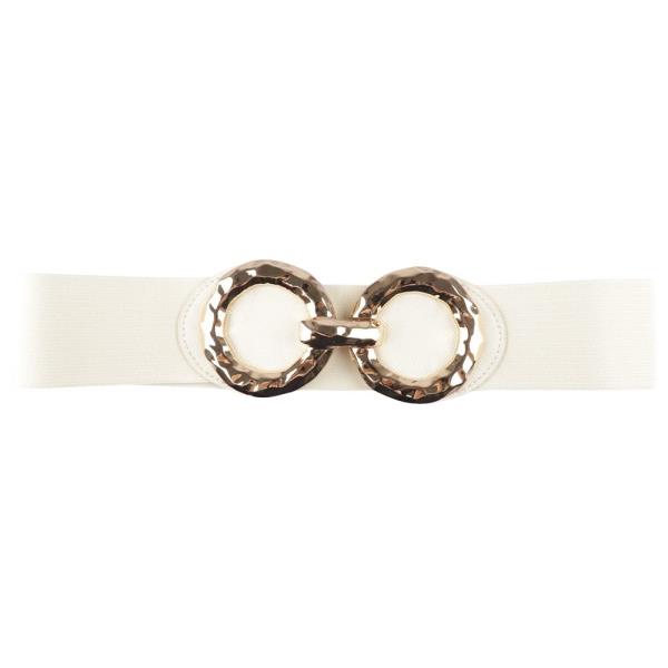 ELASTIC DOUBLE RING BUCKLE BELT