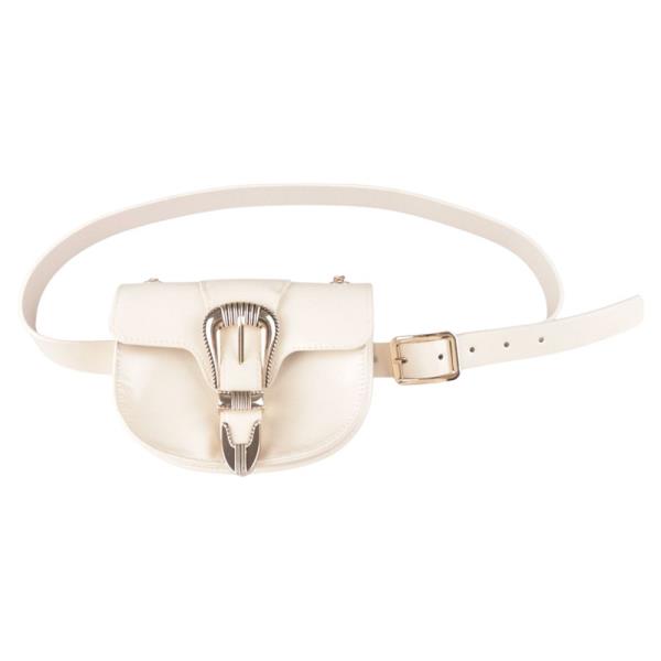 FAUX LEATHER MINI POUCH BELT BAG