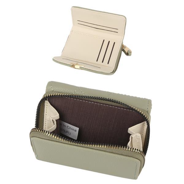 Heart Front Flap Wallet With a Wristlet