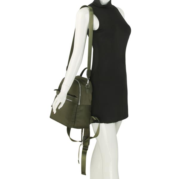 FASHION ZIPPER BACKPACK W STRAP