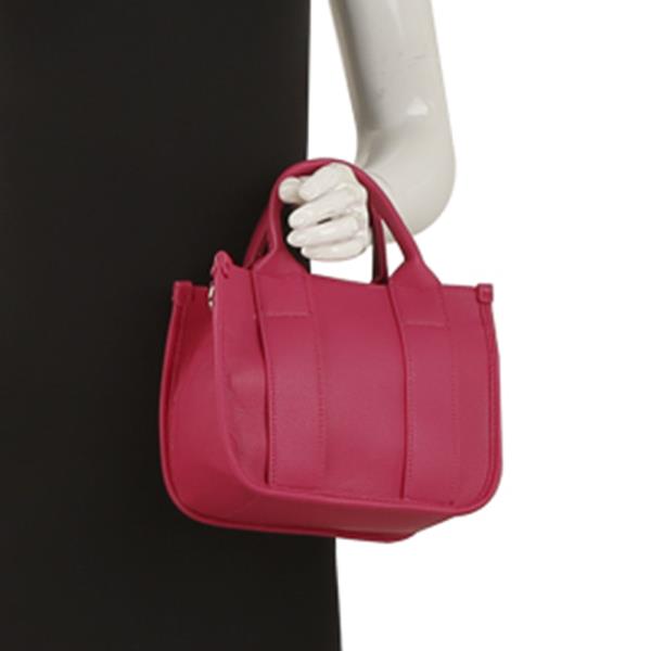 SMOOTH TEXTURED HANDLE BAG