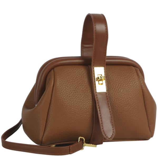 TEXTURED FASHION HANDLE BAG