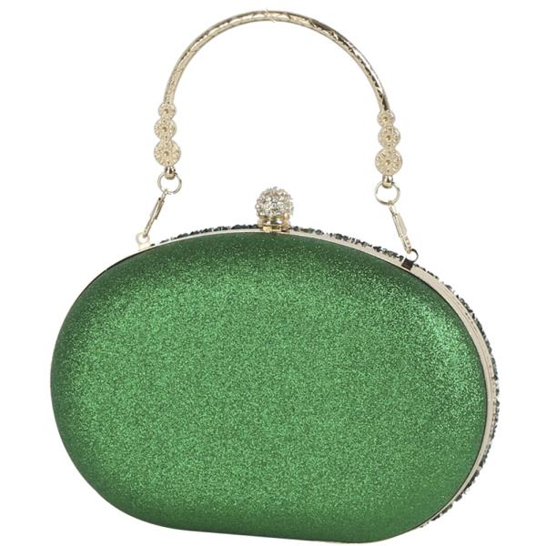 SPARKLING RHINESTONE GEM CROSSBODY CLUTCH