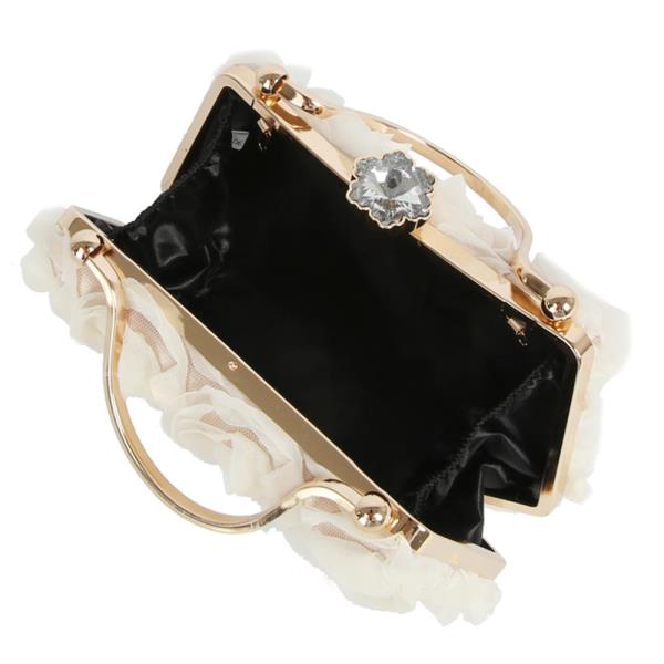 MODERN FLOWER DESIGN EVENING CLUTCH