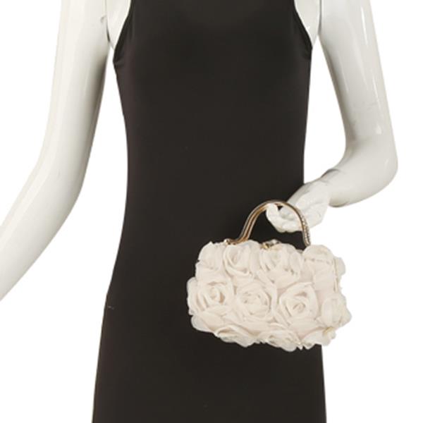 MODERN FLOWER DESIGN EVENING CLUTCH