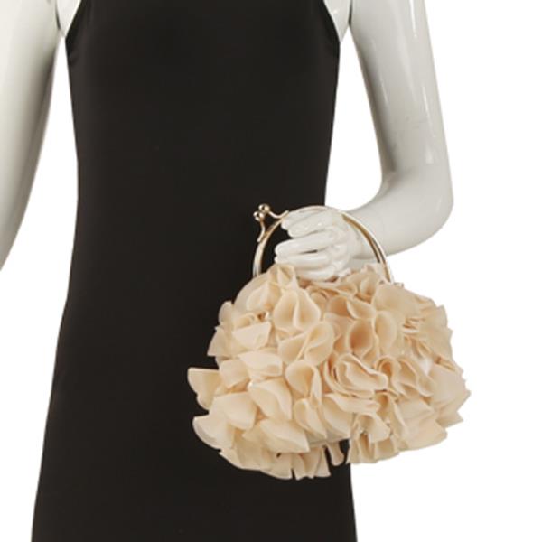 PETAL FLORAL DESIGN HANDLE CLUTCH