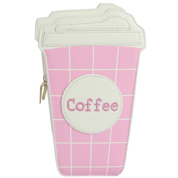 COFFEE DESIGN SHAPE CROSSBODY BAG
