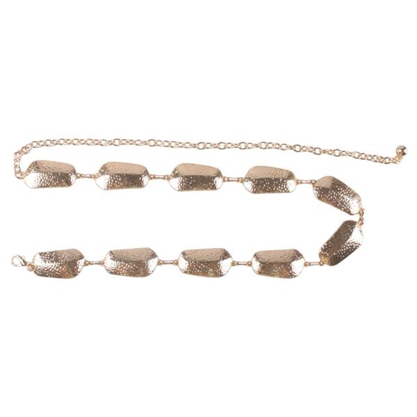 SHAPED METAL LINK HOOK BELT