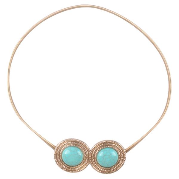 WESTERN TURQUOISE CONCHO THIN BELT