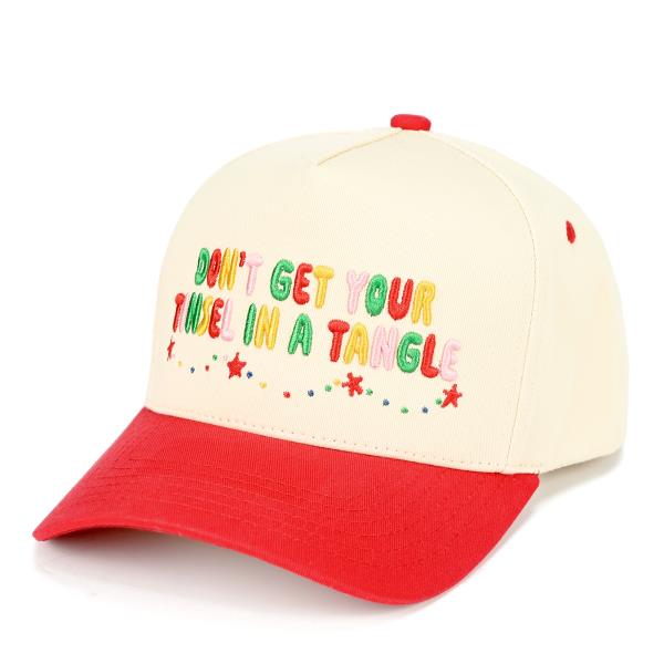 DON`T GET YOUR TINSEL IN A TANGLE TRUCKER HAT