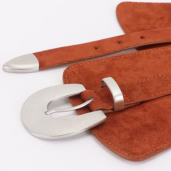 SUEDE BUCKLE WAIST BELT