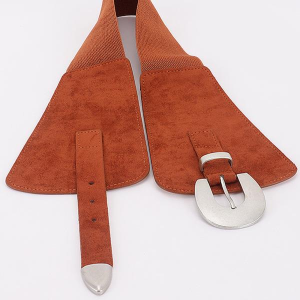 SUEDE BUCKLE WAIST BELT