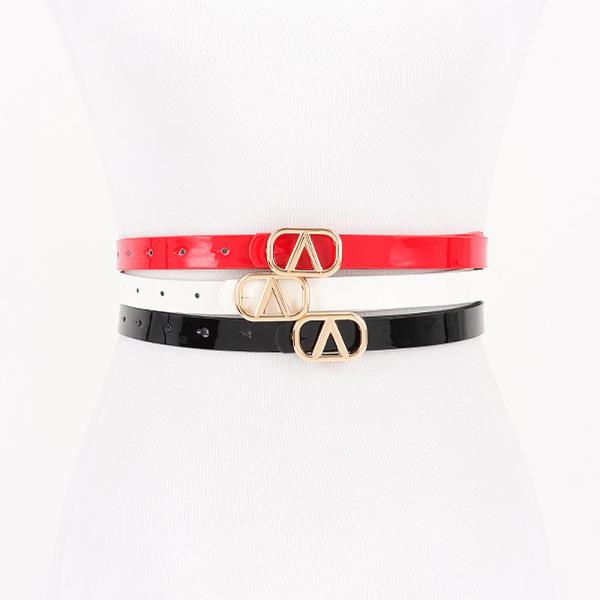 3 PIECE PATENT BELT SET