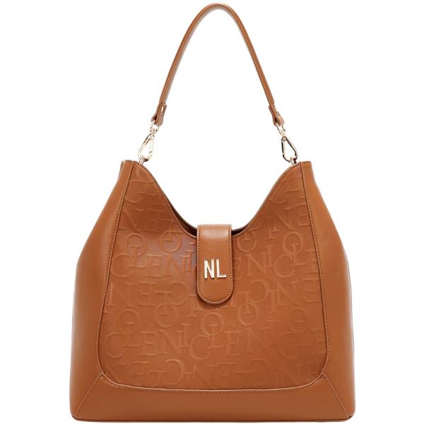 EMBOSSED ELEGANCE HOBO BAG
