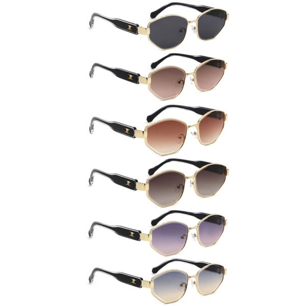 FASHION ROUNDED SUNGLASSES 1DZ
