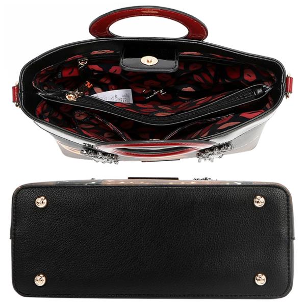 NICOLE LEE SAMANTHA LA BELLEZA CIRCLE HANDLE BAG