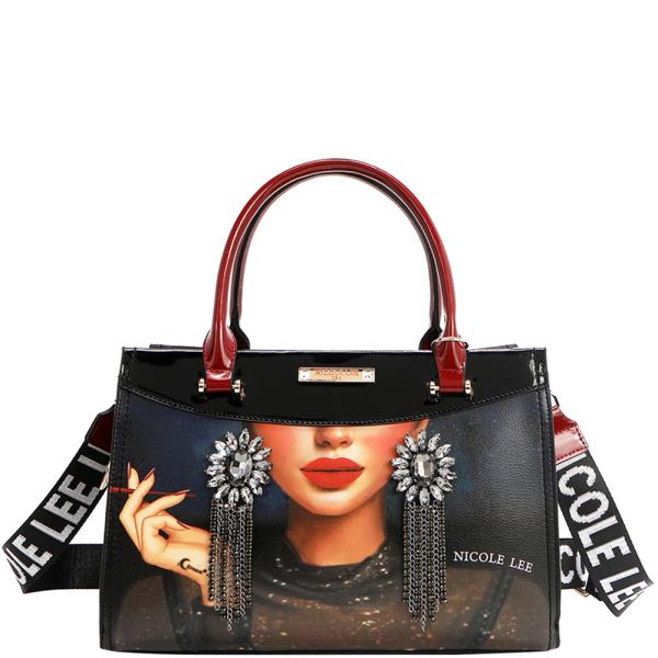 NICOLE LEE SAMANTHA LA BELLEZA TOTE BAG